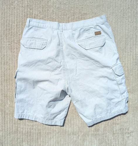 Docker's Originals 100% Cotton Pleated Cargo Light Gray Shorts- Size 40 - Picture 8 of 8