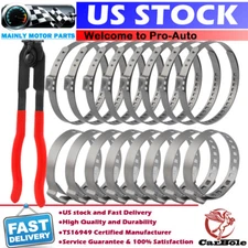 CV Joint Axle Boot Clamp Pliers Tool with 18 Crimp Bands Replace For Auto / ATV