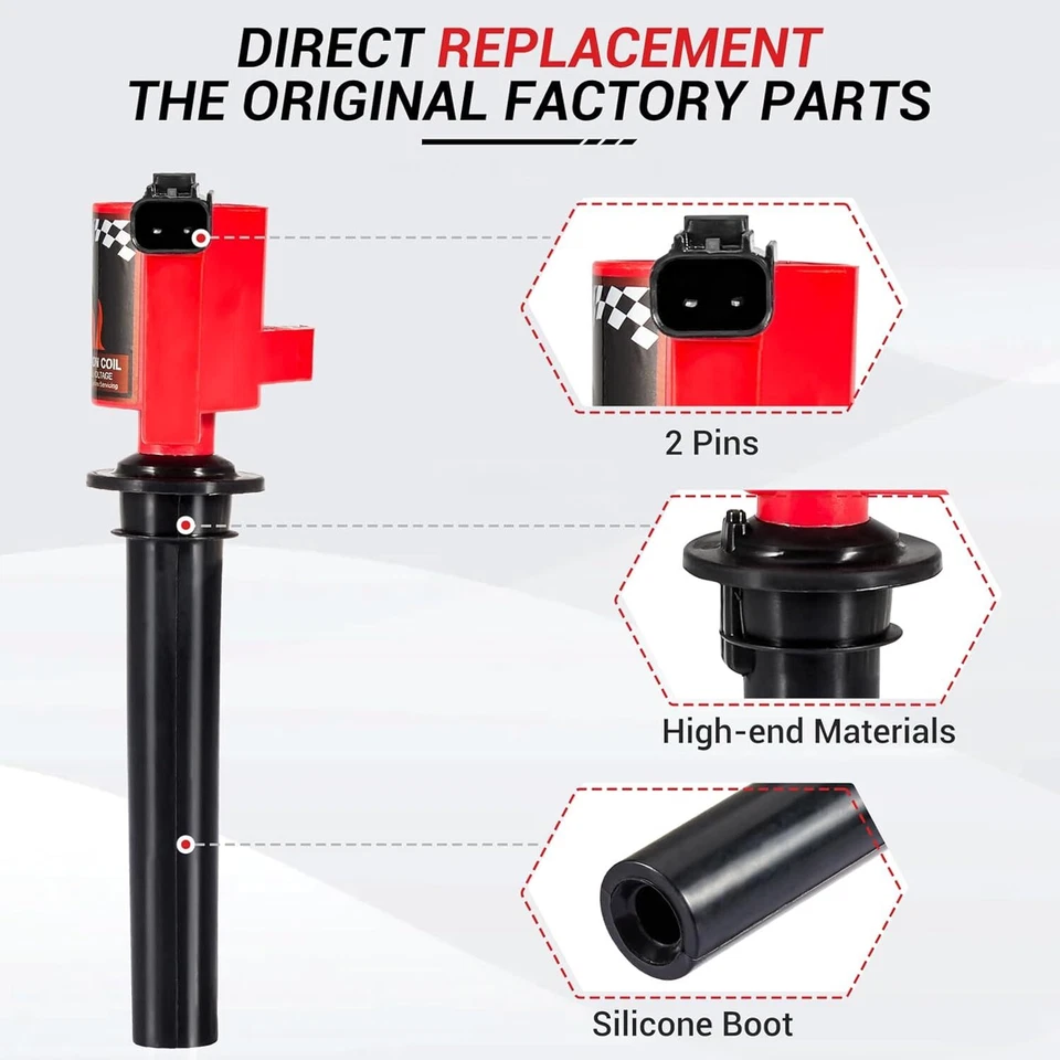Bujía y bobina de encendido de iridio 3,0 L para Ford Escape 01-08 ALTO RENDIMIENTO Foto 2 de 4