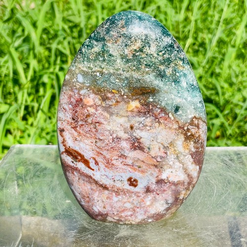 875g Natural Colorful Ocean Jasper Crystal Freeform Display Specimen Healing - Picture 4 of 8