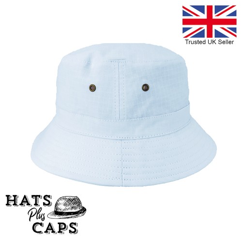 Bucket Hat Ripstop Cotton Lightweight Short Brim Travel Sun Hat Summer Festival - Picture 15 of 17