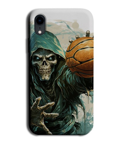 Skelett Basketball Spieler Handyhülle Abdeckung Skelette Neuheit Halloween Ball DA63