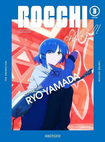 Bocchi the Rock Vol.3 Erste limitierte Auflage Blu-ray + Soundtrack CD + Booklet Japan