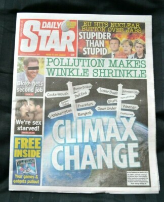 Daily Star Newspaper 25/03/21 March 25th 2021 Global Climate Change & Pollution
