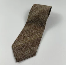 Oaktree Men Polyester Traditional Neck Tie  Brown  NWOT