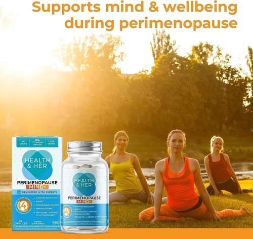 Health & Her Perimenopause Mind+ - Natural Cognitive Function Support, 30Count - Picture 8 of 12