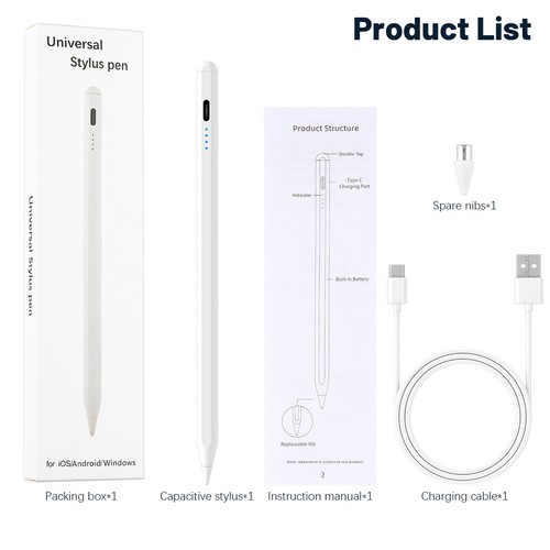 Universal Stylus Pencil For iPad IOS Android Windows Phone Tablet Capacitive Pen - Picture 16 of 16