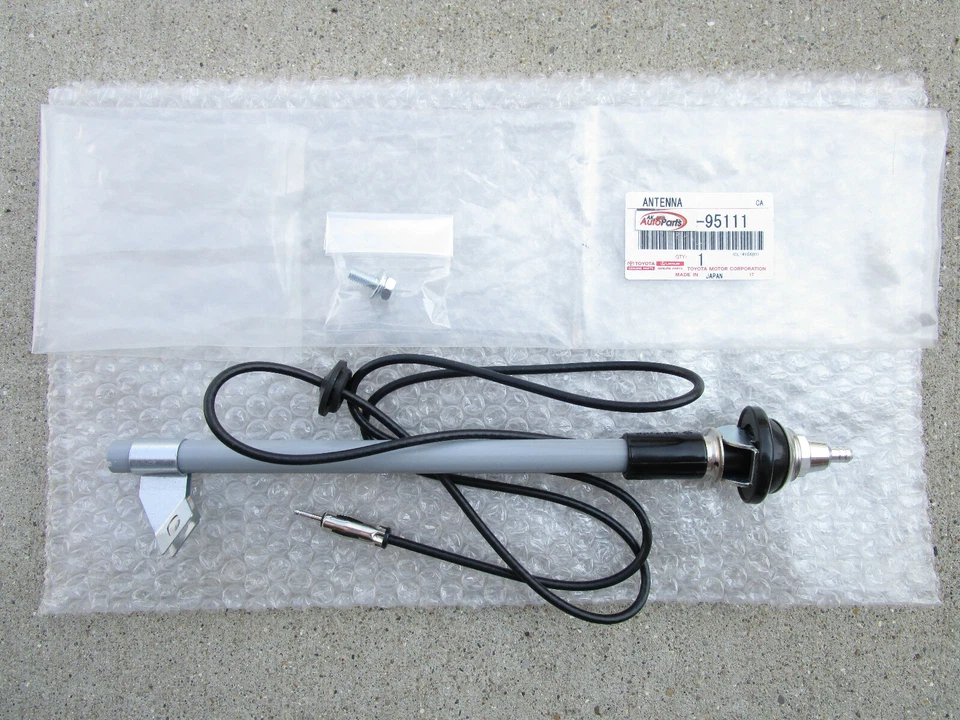 SE ADAPTA A: 79 - 83 TOYOTA PICKUP BASE POSTE PILAR ANTENA MANUAL CON SOPORTE OEM NUEVO Foto 2 de 4