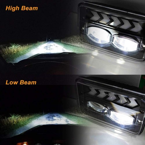 2PC 7x6'' 5x7'' LED Headlights Hi/Lo/DRL for GMC Savana 1500 2500 3500 Cargo Van - Bild 8 von 10
