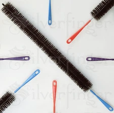 REFRIGERATOR CONDENSER COIL BRUSH • CLOTHES DRYER VENT LINT TRAP CLEANING BRUSH