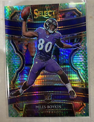 2019 Panini Select Prizm #ed 82/88 Miles Boykin #23 Ravens