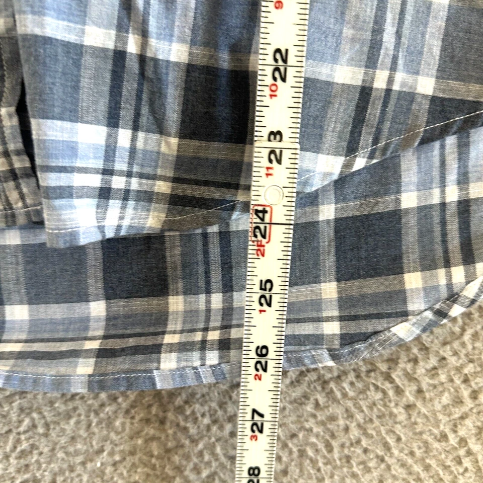 Camisa feminina Grayson By Frank & Eileen Hero tamanho 1 xadrez botão para cima - Imagem 4 de 4