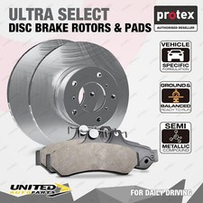 Front Ultra Select Brake Rotors + Pads for Chevrolet Impala Laguna Malibu Nova