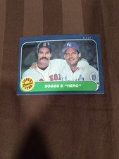1986 Fleer Wade Boggs/George Brett Boston Red Sox/Kansas City Royals #634