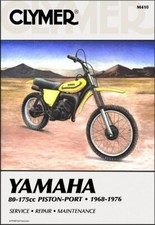 Yamaha GT1/80, YZ80/100/125, DT100/125/175, MX100/125/175 Repair Manual 1968-76