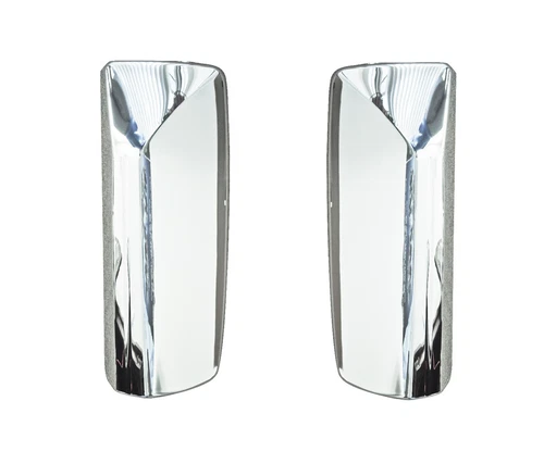 QSC Door Mirror Chrome Cover Set Left & Right for Volvo VNL Trucks 