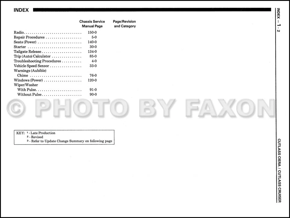 Olds 1987 manual de diagnóstico eléctrico 88 98 Toronado Supreme Cutlass Oldsmobile Foto 4 de 4