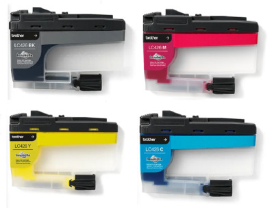 Brother original Tintenpatronen LC426 Black, Yellow, Cyan, Magenta oder Set