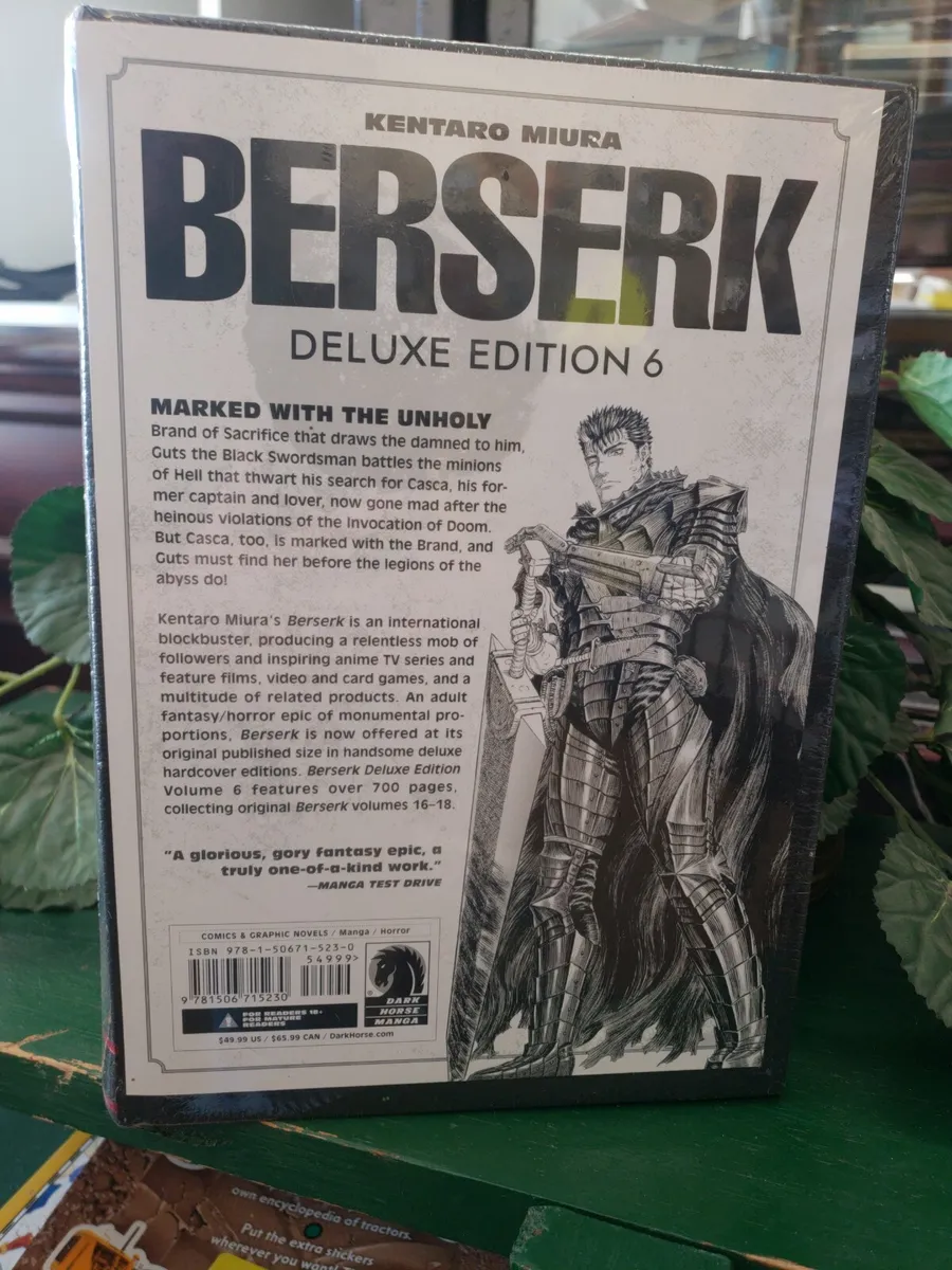 Berserk Deluxe Edition Vol 6 Hardcover HC Graphic Novel sealed