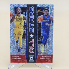 2021-22 Donruss Optic All-Stars Damian Lillard & Donovan Mitchell Fast Break #5