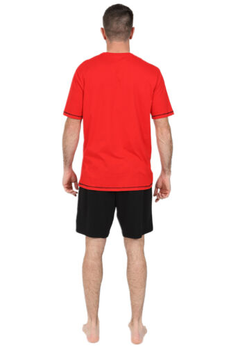 Mens Manchester United FC Black Short Pyjamas - Picture 2 of 7