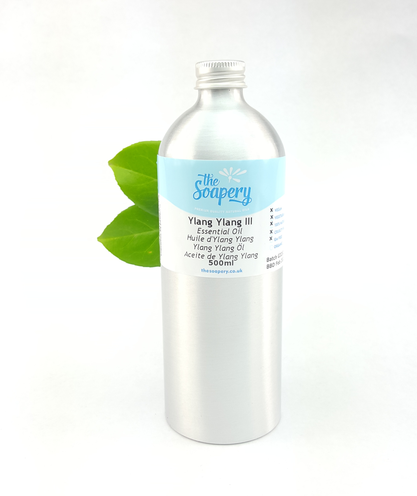 Ylang Ylang III Essential Oil 500ml - Pure Natural Aromatherapy Bulk Oil