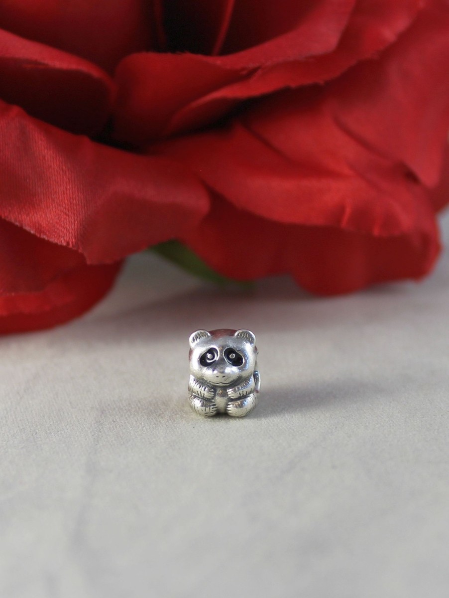Sterling Silver Retired ALE Pandora Panda Bear Charm CAT RESCUE | eBay