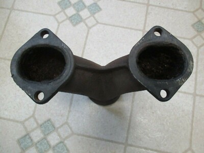 Vintage 73 Ski Doo TNT 294 Snowmobile Exhaust Y Pipe Silver Vintage 73 Ski Doo TNT 294 Snowmobile Exhaust Y Pipe Silver