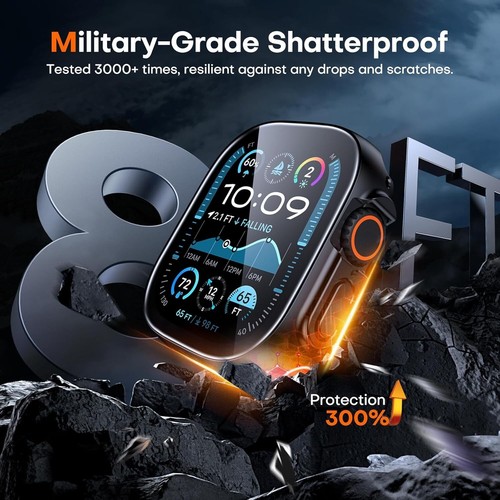 Funda protectora de pantalla Ultra 38/40/41/42/44/45/49 para Apple Watch 2/3/4/5/6/7/SE - Imagen 8 de 9