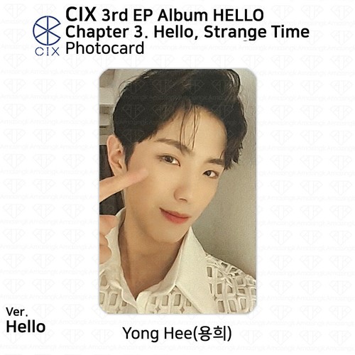 CIX 3rd EP Album Hello Chapter 3 Strange Time Official Photocard KPOP K-POP - Picture 25 of 42