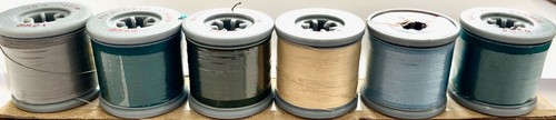 Vintage Molnlycke Sewing Thread x 9 Spools Various Colours & Lengths $13.50