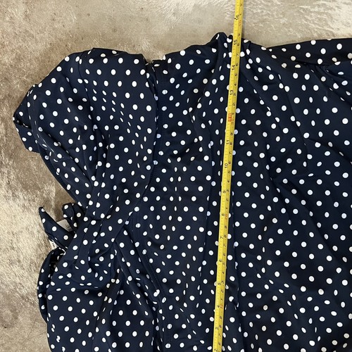Costume da bagno donna Mountain Warehouse Rouched Halter blu navy a pois taglia 12 nuovo con etichette - Foto 13 di 13