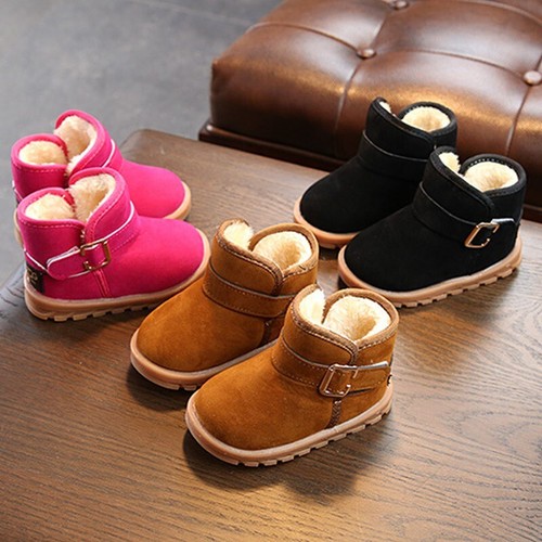Infante Recién Nacido Bebé Niña Suela Blanda Botines Botas De Nieve  Invierno Cálido Piel Zapatos De Cuna | eBay