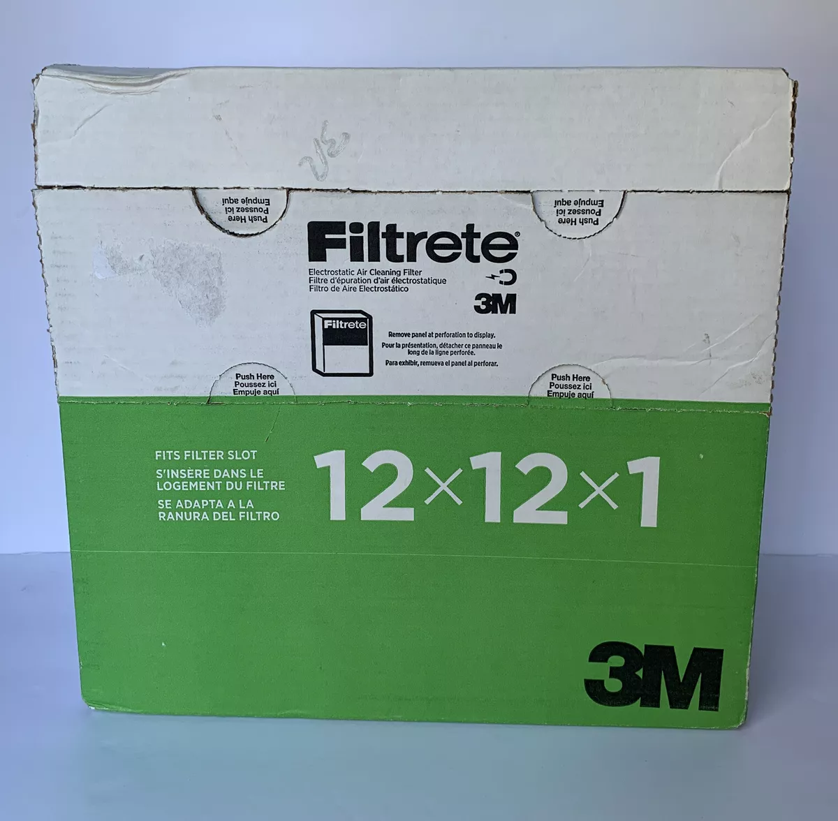 6 pk Filtrete 3M 12x12x1 AC Furnace Filter MPR 600 Clean Living