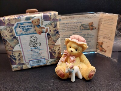 1996 Cherished Teddies 476633 Cherish Reach Out To Someone Bear