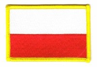 AufnäHer Polen Patch Flagge Fahne