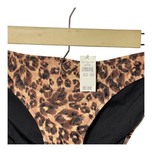 Aerie Leopard Print Bikini Bottom – Size Medium NWT Real Good Low Rise Swim - Picture 4 of 4