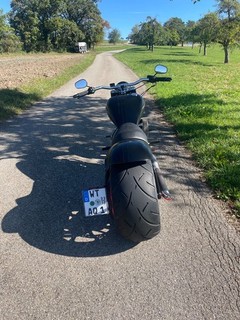 Harley Fat Boy mit 300 Ricks Umbau