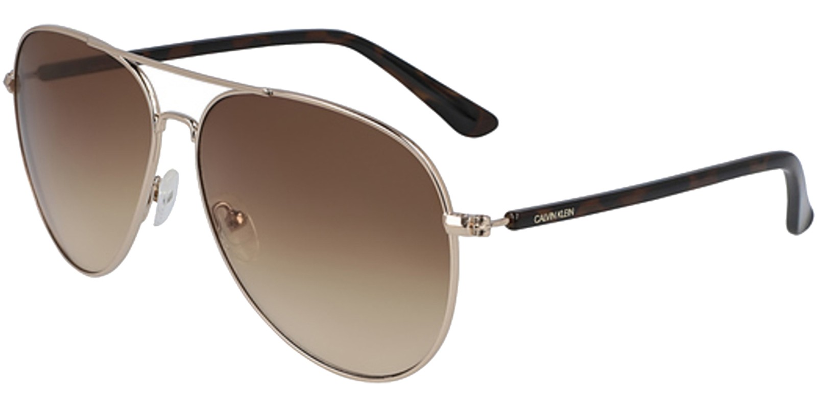 Calvin Klein Womens Slim Classic Aviator Sunglasses - CK19314S 5290₽