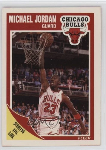 1989-90 Fleer Michael Jordan #21 HOF 0d6c