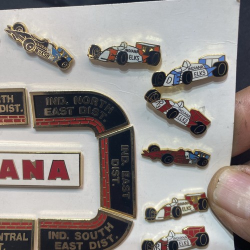 29 prendedores de solapa Indiana Elks BPOE Order of Elks Indy Race Cars Cluster - Imagen 7 de 8