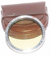 For Rolleiflex 3.5f Filter Rollei Gelb Hell Bay II w/Orginal Casse