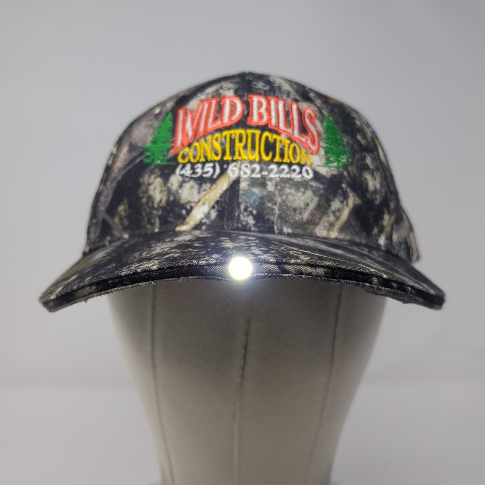 Wild Bills Construction Strapback Hat Multi Camo … - image 7