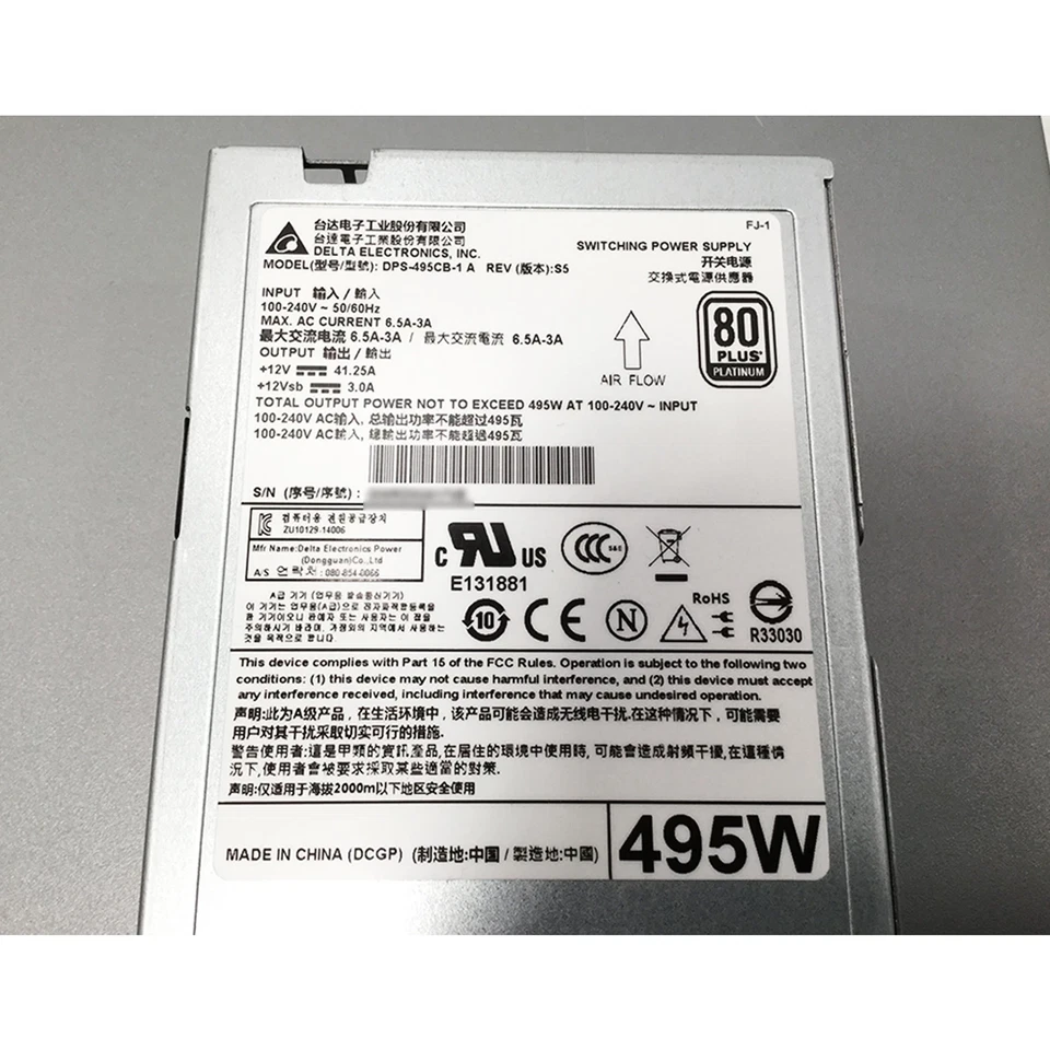 Arista 48 Port 10G RJ45 4 Port 40G QSFP+ 300W Low Power Network Switch 2x PSU - Image 3 of 4