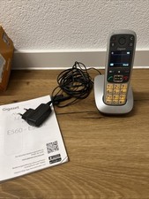 Siemens Gigaset E560H Senioren Mobilteil + Ladestation + Taschen Lampe Funktion