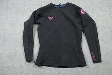 Roxy Syncro 1.5mm Neoprene Wetsuit Top Jacket Womens 14 EU 42 Black Long Sleeve