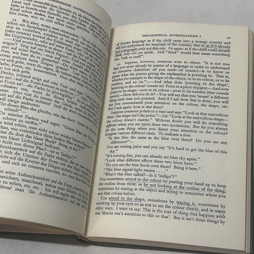 1969 Ludwig Wittgenstein PHILOSOPHICAL INVESTIGATIONS Third Edition HC - Picture 16 of 24