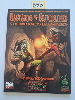 D&D (D20) BASTARDS & BLOODLINES A GUIDE TO HALF BREEDS GREEN RONIN 112 Pgs