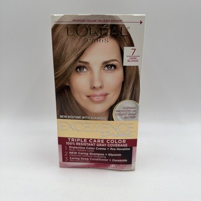 L'Oreal Paris Excellence Creme Permanent Hair Color 7 Dark Blonde 1 Pack