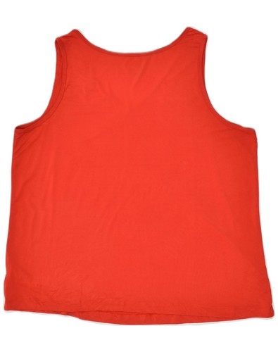 REEBOK Womens Vest Top Size 22/24 XL Red Polyester AO26 - Picture 2 of 3